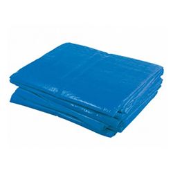 DEKZEIL BLAUW 3.70X4.60M 170G/M² MET RINGEN